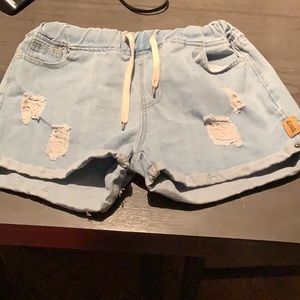Jeans shorts size large
